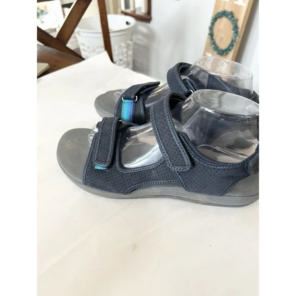 Clark’s Cloudsteppers Brizo Sammie Athletic Navy Sandals Size 9 W Wide E Clarks